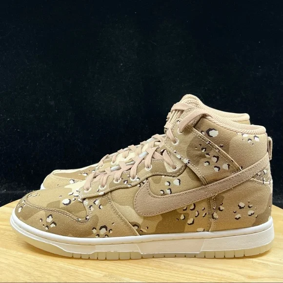 Nike Dunk High Desert Camo - Size Women's 9.5/Men's 8 - DX2314-200 - Picture 5 of 10